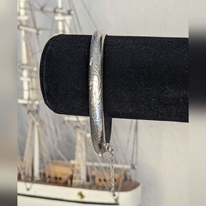 Sterling Silver Scroll Design Bracelet